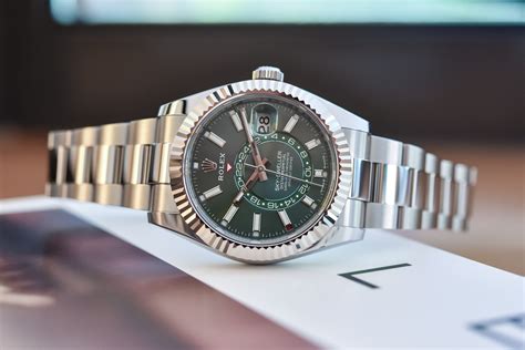 rolex sky green|Rolex sky dweller manual.